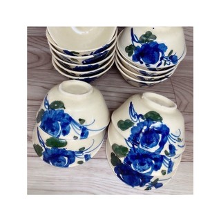 Chén xưa bông gốm sứ Nam Bộ
