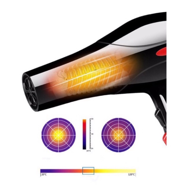 Máy sấy tóc hai chiều nóng lạnh công suất lớn 3500w chính hãng, máy khò tóc tạo kiểu  BH 12 Tháng