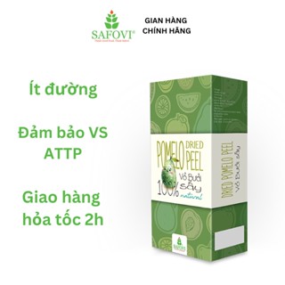 Mứt vỏ bưởi - Vỏ bưởi sấy Safovi hộp giấy 250g | TRÁI CÂY SẤY SAFOVI