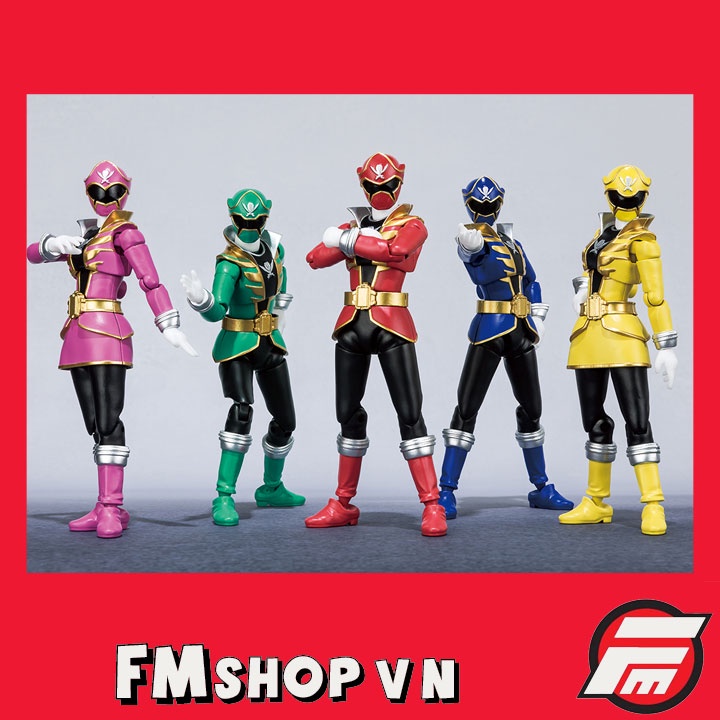 MÔ HÌNH SIÊU NHÂN CHIẾN ĐỘI SHODO SUPER KAIZOKU SENTAI GOKAIGER CHIẾN ĐỘI SIÊU NHÂN HẢI TẶC