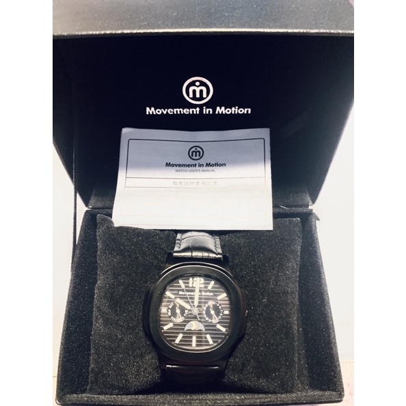 Đồng hồ nam Movement in Motion sz mặt 38 mặt trăng sao