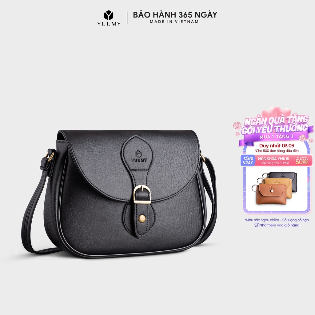 Túi nữ Yuumy YN29 nắp gập khóa kiểu