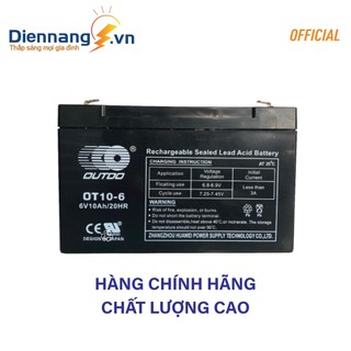 Ắc quy Outdo OT10-6 , ắc quy xe điện trẻ em, cân điện tử, thiết bị nguồn trong