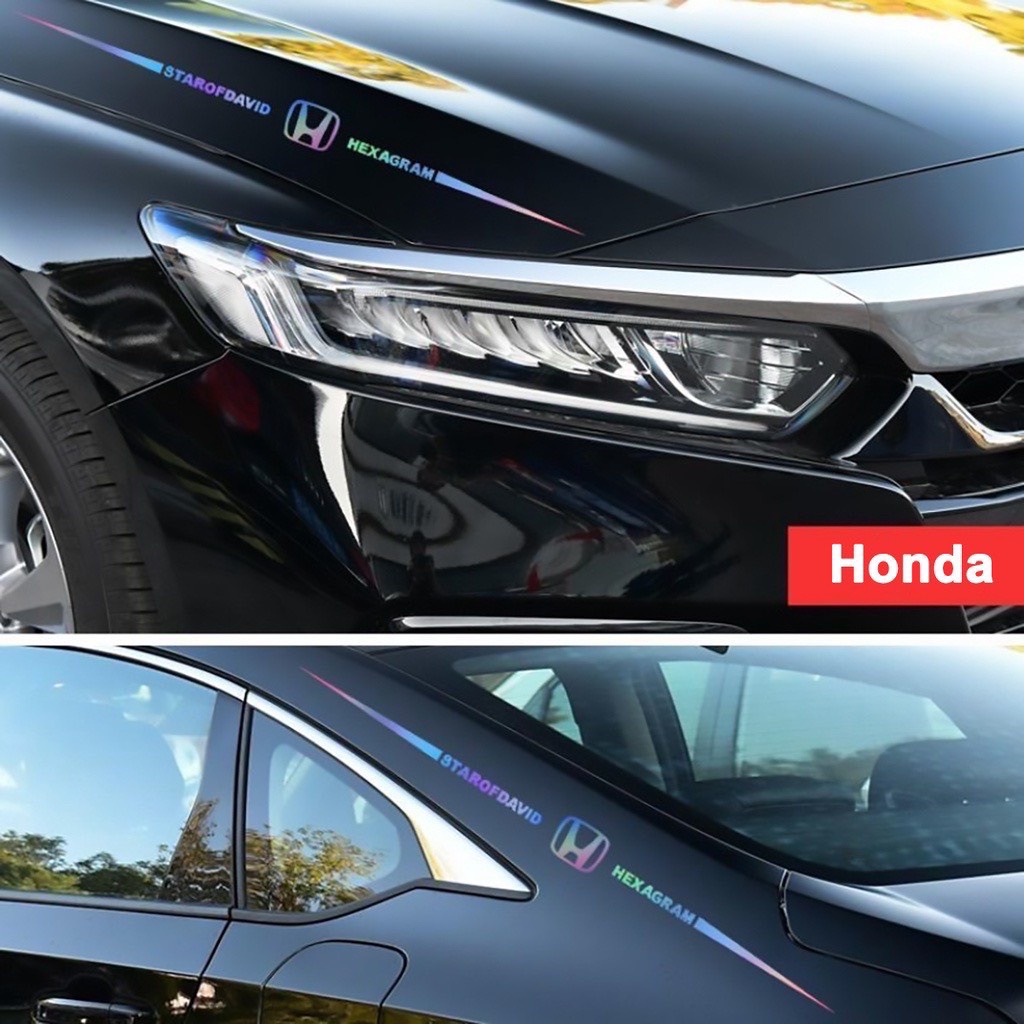 Tem hình dán xe ô tô logo laser hãng hyundai, kia, toyota, mazda, ford, mec,...trang trí xe hơi phản độc đáo