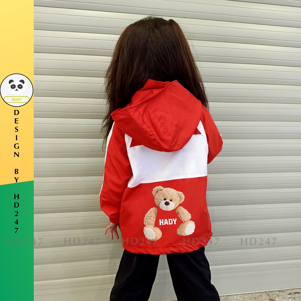 ÁO khoác dù chống nắng chống gió cho bé trai bé gái size đại 13kg đến 38kg 0346