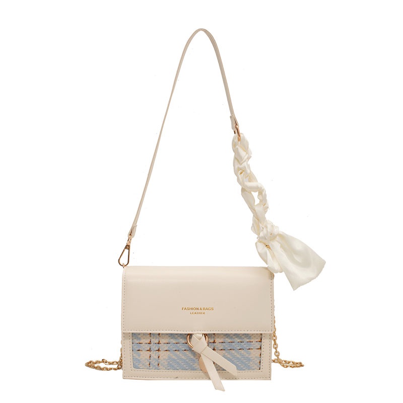 Túi Xách Đeo Vai Phối Dây Xích Phong Cách Thời Trang Xuân Hè Hàn Quốc Dành Cho Nữ FT7342