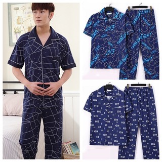 Bộ Đồ Ngủ cotton Ngắn Tay Thoải Mái Dành Cho Nam