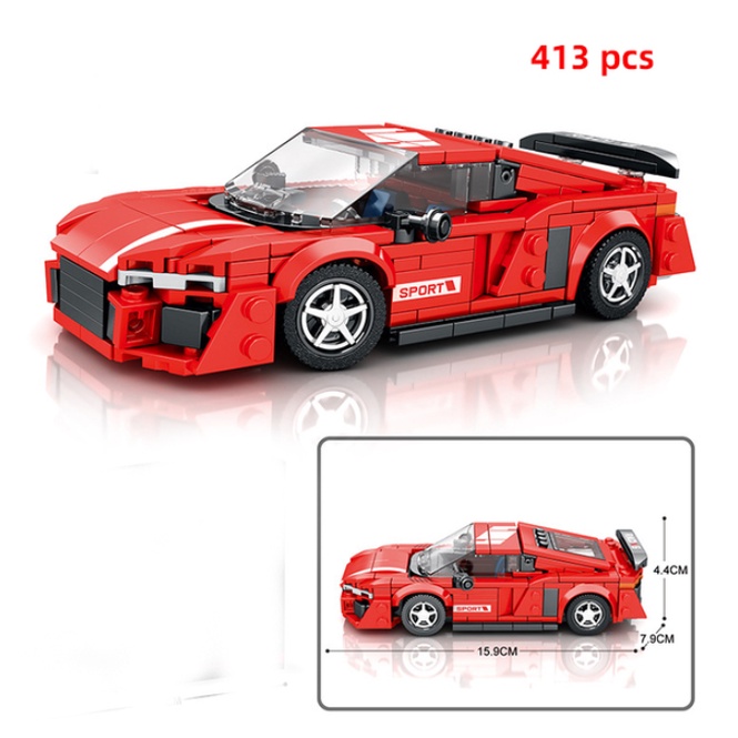 MÔ HÌNH LEGO SIÊU XE MÀU ĐỎ VỚI 413 CHI TIẾT - CHẤT LIỆU NHỰA ABS AN TOÀN - MÀU SẮC ĐẸP, CHẤT LƯỢNG