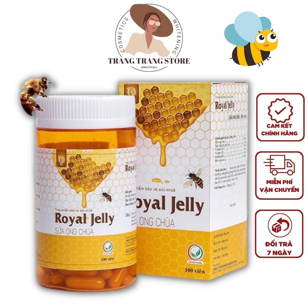 Viên Uống Sữa Ong Chúa Schon Royal Jelly Hôp 100 Viên