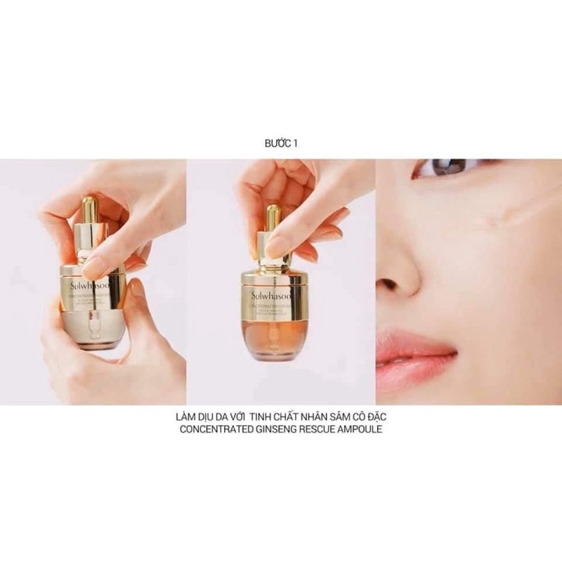 1 gói tinh chất Sulwhasoo nhân sâm cô đặc tái tạo trẻ hoá tăng độ đàn hồi săn chắc cho da sáng khoẻ mịn màng