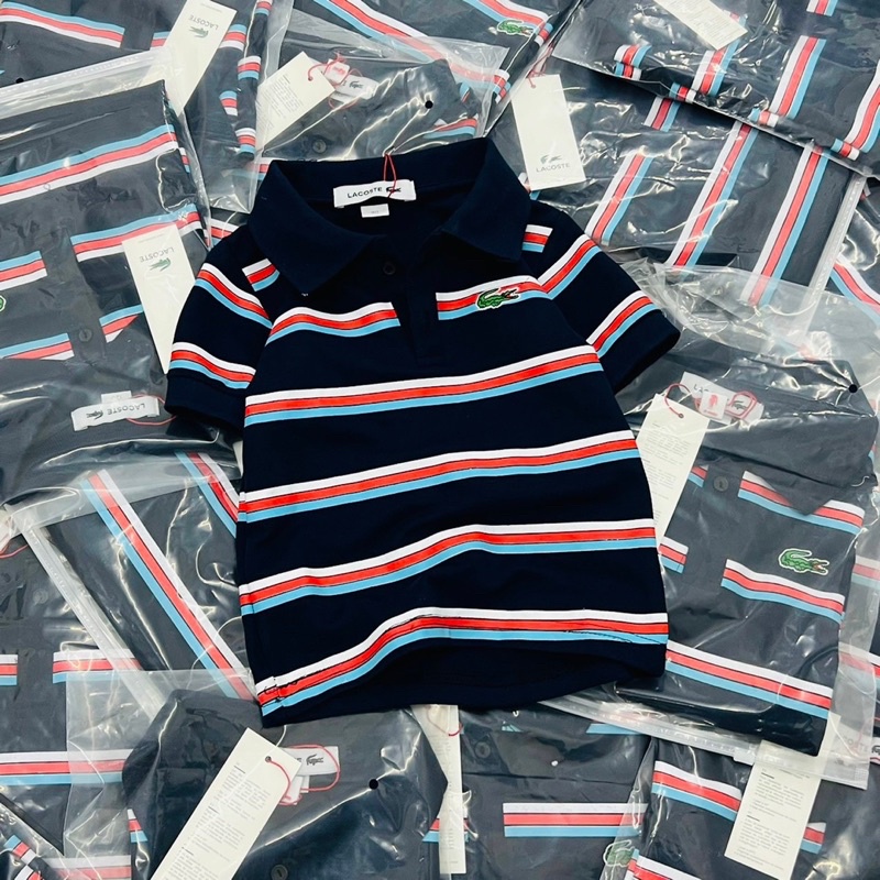 Áo polo ngắn tay LC cho bé trai đi học