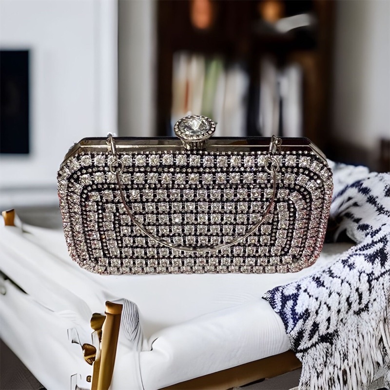 Bóp Đầm Đeo Vai Kết Hạt Thủ Công Hàng Cao Cấp Có Quai{ Nhận giao hoả tốc trong ngày khu vực tphcm}