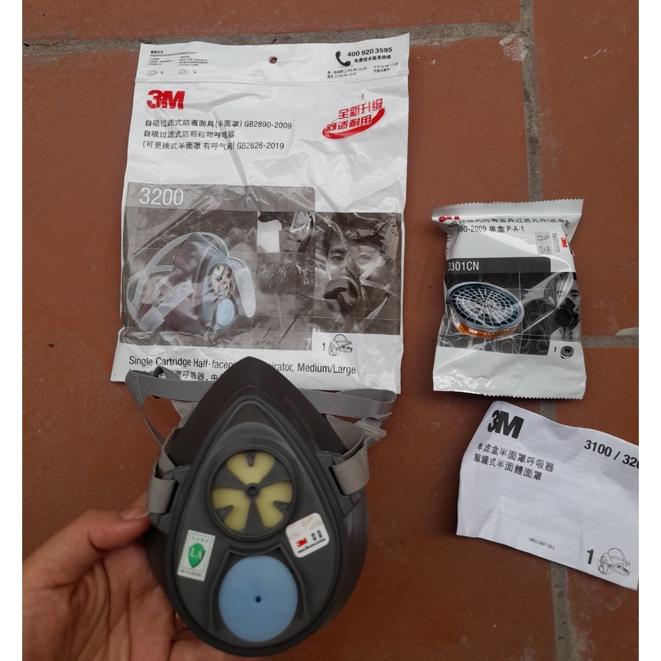 TRỌN BỘ 3M 3200 + phin lọc 3301CN