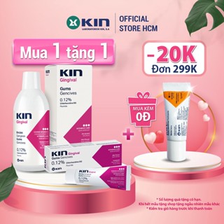 Combo Nước Súc Miệng Và Kem Đánh Răng Kin Gingival Ngăn Ngừa Viêm Nướu