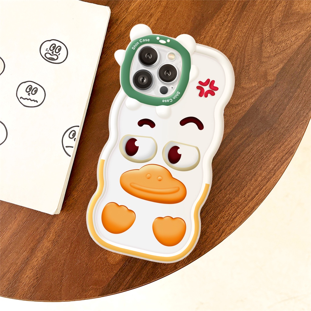 Ốp lưng iphone viền gấu sóng Vịt heo 6/6plus/6s/6splus/7/7plus/8/8plus/x/xs/11/12/13/14/pro/max/promax/plus/shin/case