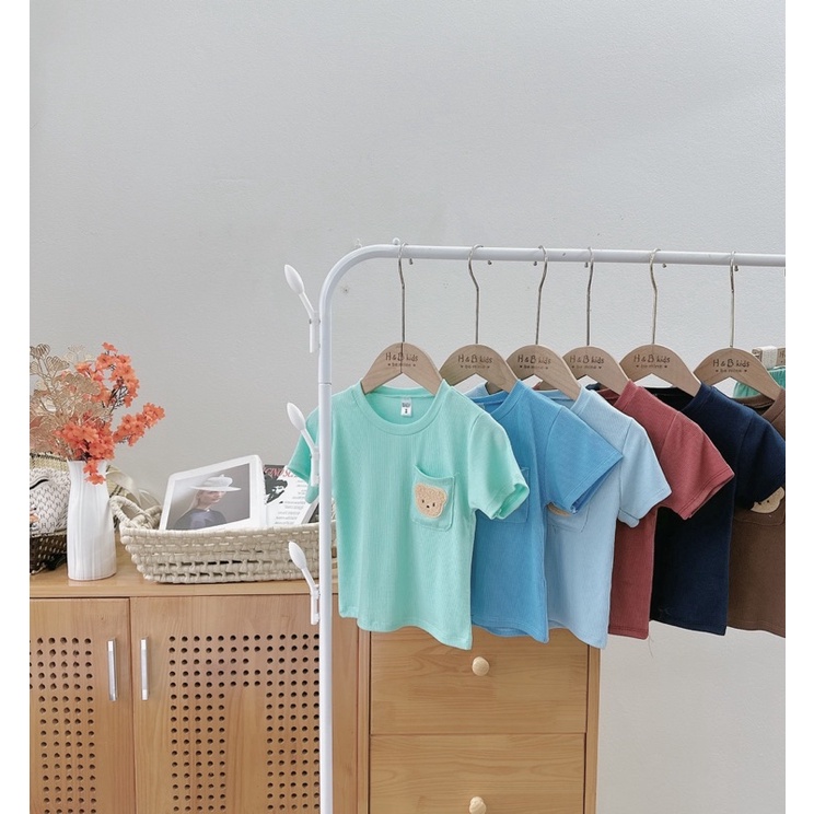 Bộ tăm lạnh thêu gấu cho bé 8-20kg