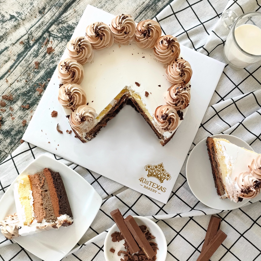 Bánh Kem Ombre Chocolate Vedette mẫu 2301