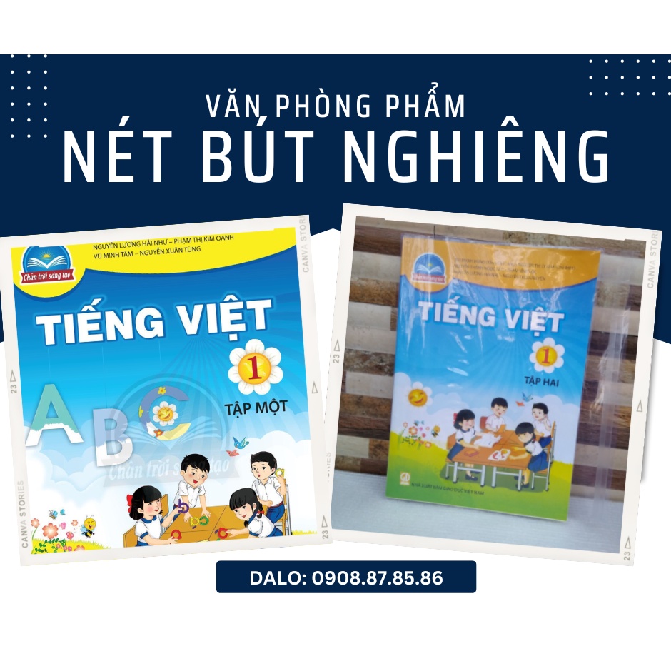 Combo Tiếng Việt tập 1 tập 2