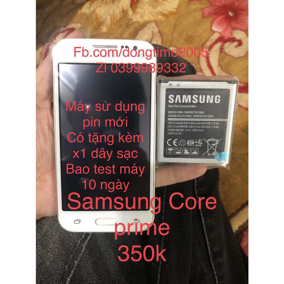 Samsung Core Prime  kèm pin NEW 100%