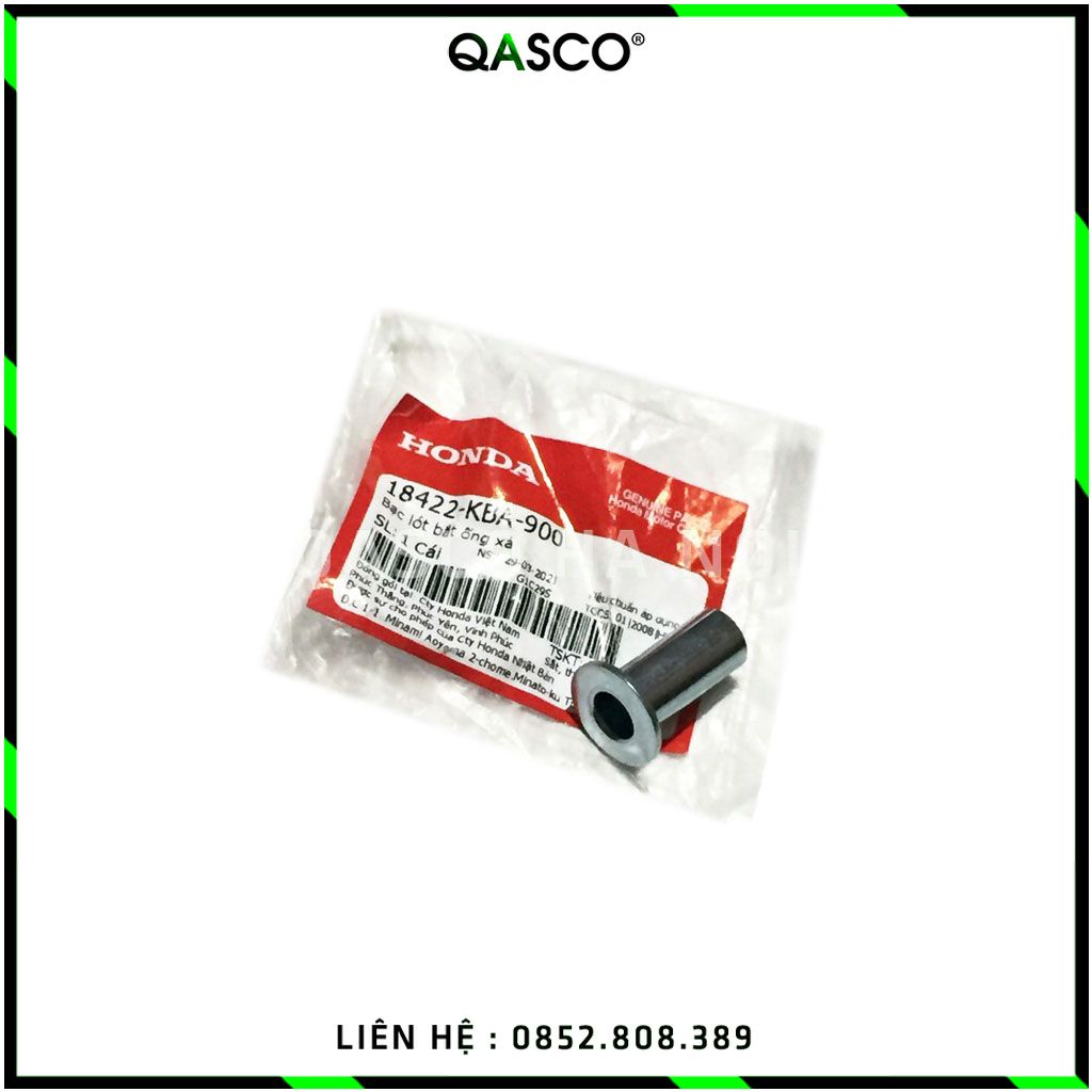 18422KBA900_Bạc lót bắt ống xả HONDA dùng chung các dòng xe số   QASCO Phụ Tùng Xe Máy_H1122