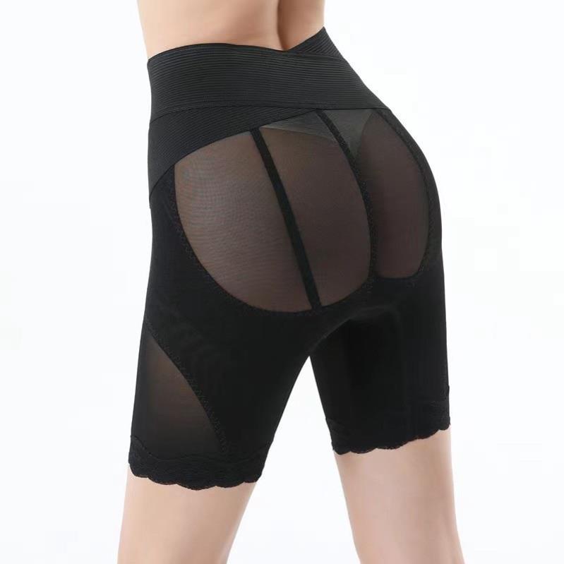 Quần Gen Bụng Định Hình Nâng Mông Chất Su Lưới 3D Chống Cuộn Softie 6591