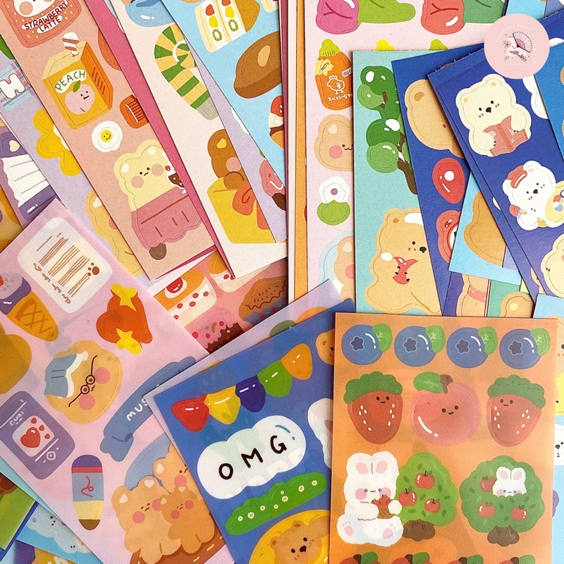 [𝓢𝓽𝓲𝓬𝓴𝓮𝓻] Sticker decor, trang trí sổ 3