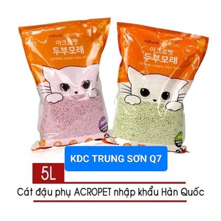 Cát vệ sinh mèo đậu nành acropet 5lit