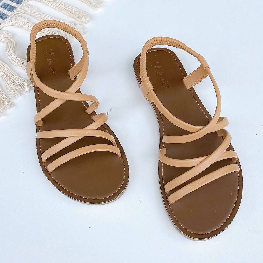 Dép đế trấu sandal nữ dây xỏ ngón Birken thời trang đi biển Detaunisex cực xinh - SX02