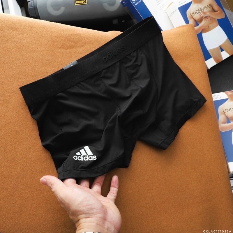 Quần sịp đùi adidas nam cao cấp, quần lót nam thun lạnh co giãn thoáng mát khử khuẩn