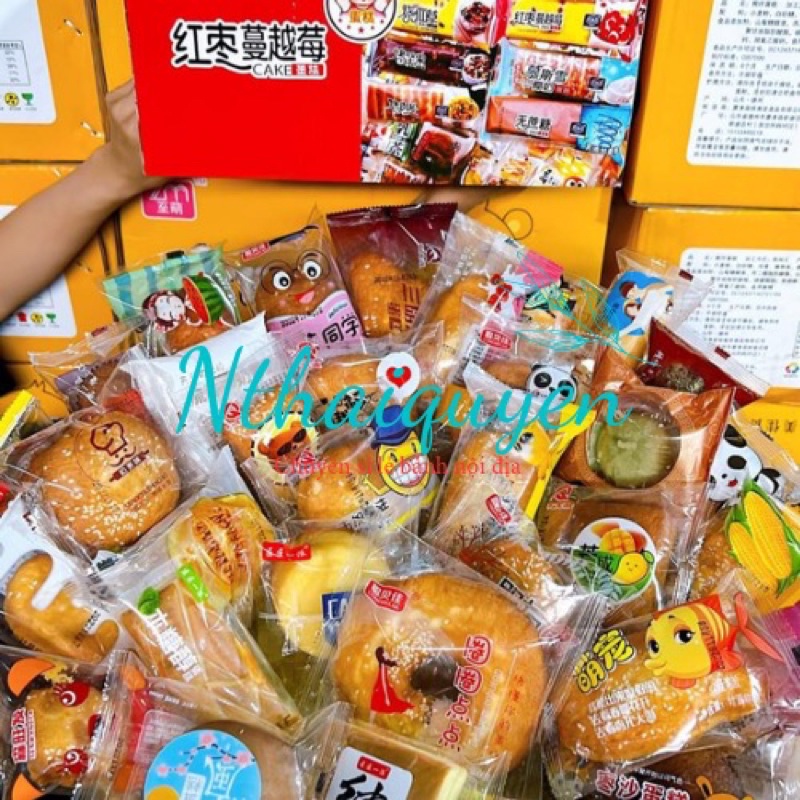 Kèm Quà tặng bánh Mix loại 1 thùng 2,3kg 36 đến 38 vị