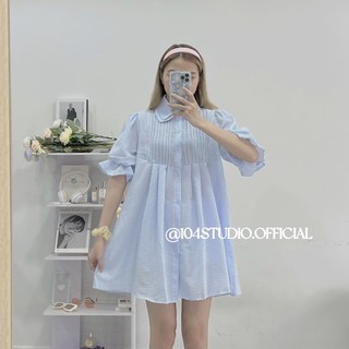 Đầm babydoll chất MỎNG cổ sen
