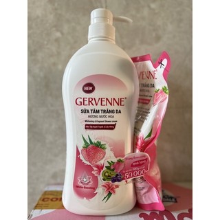 Sữa tắm Gervenne 900g tặng