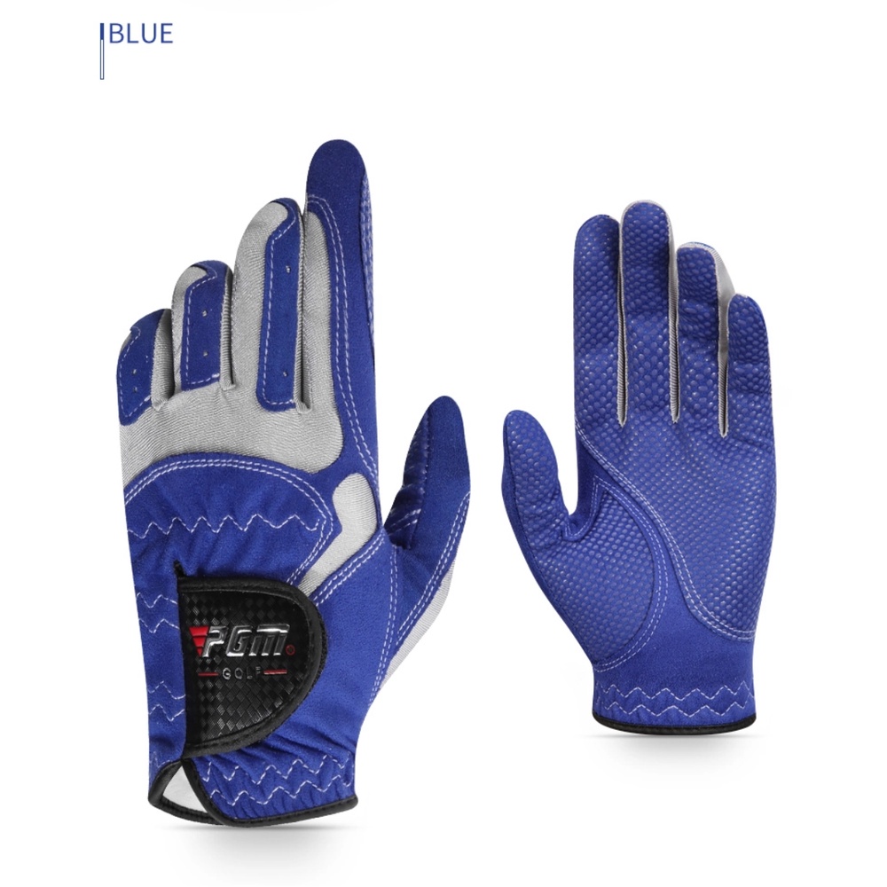 Găng tay chơi Golf PGM-ST017: Vải Lycra đàn hồi linh hoạt cao, thoát khí, hạt chống trơn tăng ma sát.