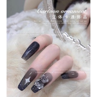 Set 10 Charms Gấu Trang Trí Móng