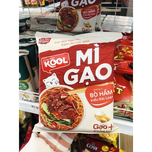Mì Cung Đình Kool bò hầm kiểu Đài Loan