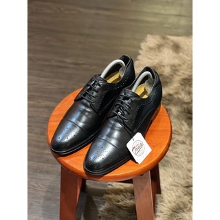 [Giày 2hand] [Size 39,5] Giày Tây Buộc Dây Basic Đen