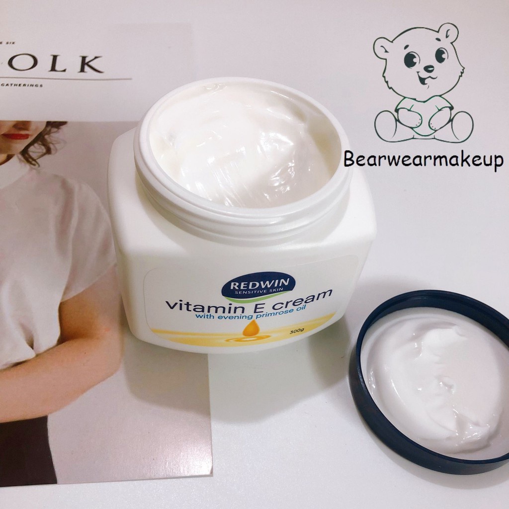 KEM DƯỠNG DA MỀM MỊN REDWIN VITAMIN E CREAM 300G