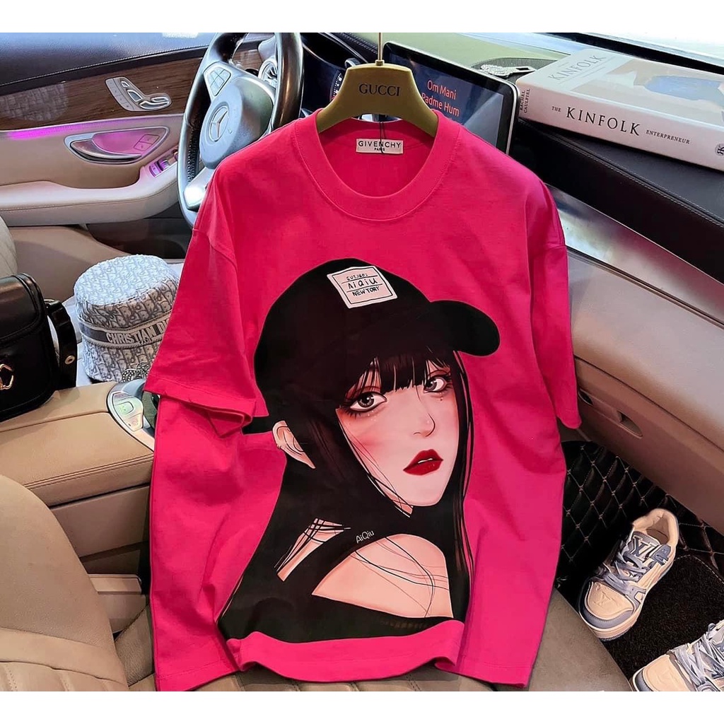 Aó phông cộc tay cotton