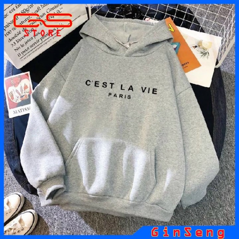 ÁO HOODIE NAM NỮ CEST LAVIA VẢI NỈ BÔNG