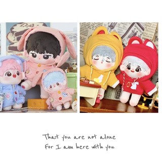 Áo hoodie tai thú doll bông 5cm 10cm 20cm