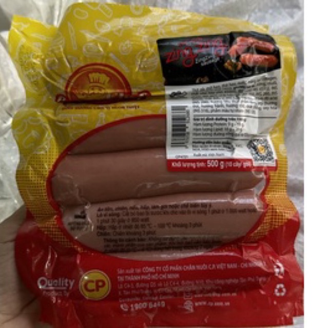 XÚC XÍCH ZING ZING CP 500GR/ 10 CÂY