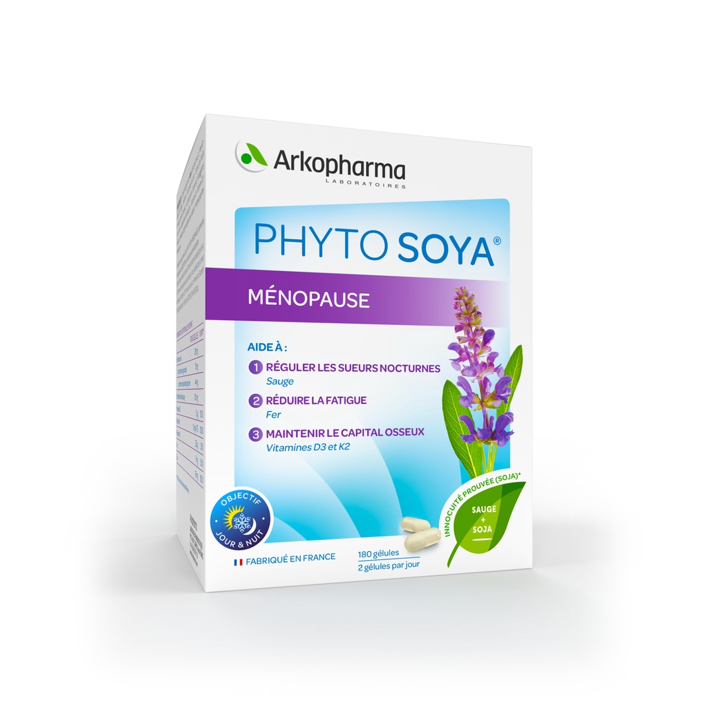 Viên uống giảm triệu chứng tiền mãn kinh, mãn kinh ngày và đêm Phytosoya Menopause