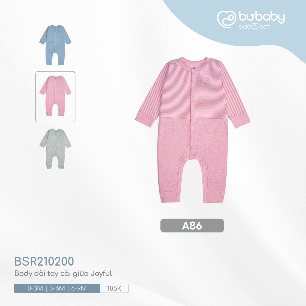 Body dài tay cài giữa Joyful BU SIRO
