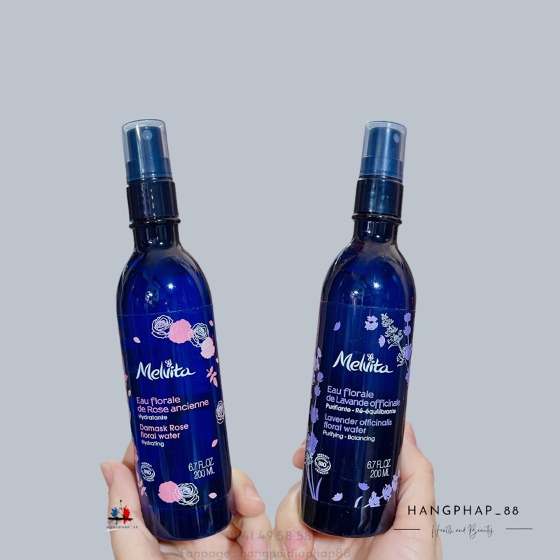 Nước hoa hồng Melvita 200ml