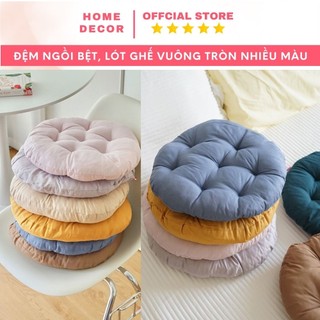Đệm ngồi bệt, lót ghế kích thước 40x40cm gồm 20 màu đơn sắc khác nhau ngồi bàn trà, decor trang trí nhà cửa