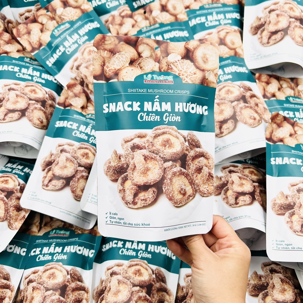 Snack Nấm Ăn Vặt Healthy Từ Nấm Nguyên Chất, Sản Xuất Tại Việt Nam