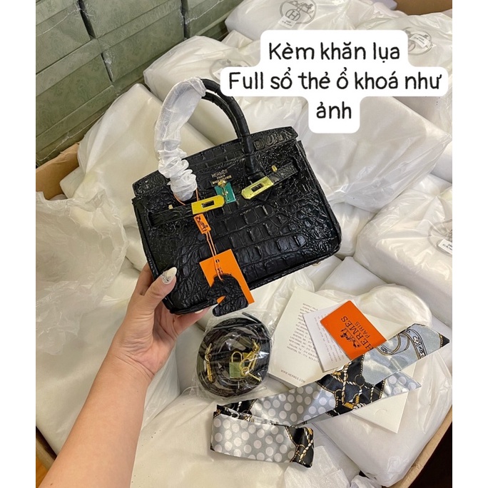 Túi HM BIKIN CÁ SẤU SPSL sang chảnh