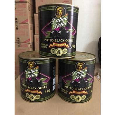 Quả Olive LATINO BELLA xanh, đen tách hạt 3kg