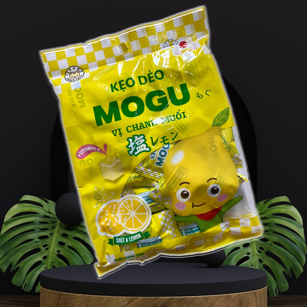 Kẹo dẻo MOGU chanh muối, kiwi hạt chia của Eikodo Nhật Bản