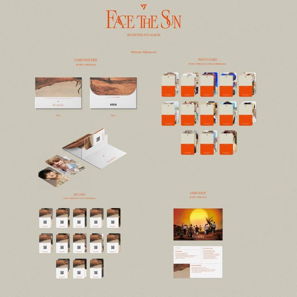 Album Seventeen - Face The Sun có sẵn Nemo House